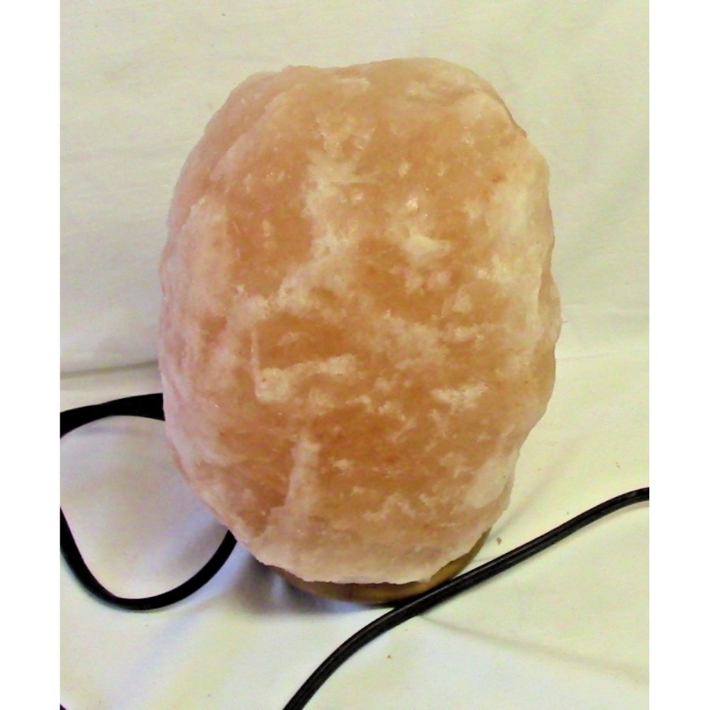 Himalayan Salt Lamp 8 in. Tall with Dimmer Switch - Night Light Table Lamp DECOR - Picture 3 of 4